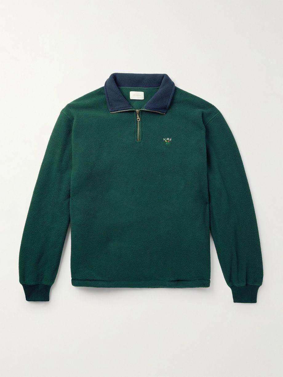 Logo-Embroidered Fleece Half-Zip Sweatshirt by AIME LEON DORE