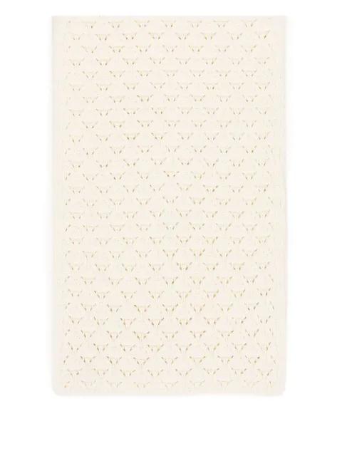 eyelet-knit scarf by AIME LEON DORE
