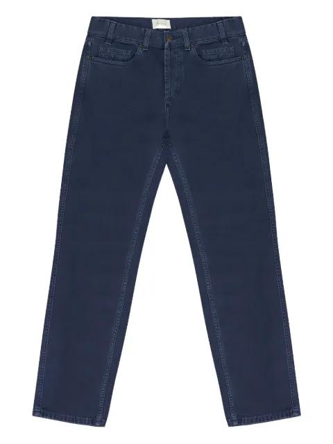 garment-dyed belt-loops jeans by AIME LEON DORE