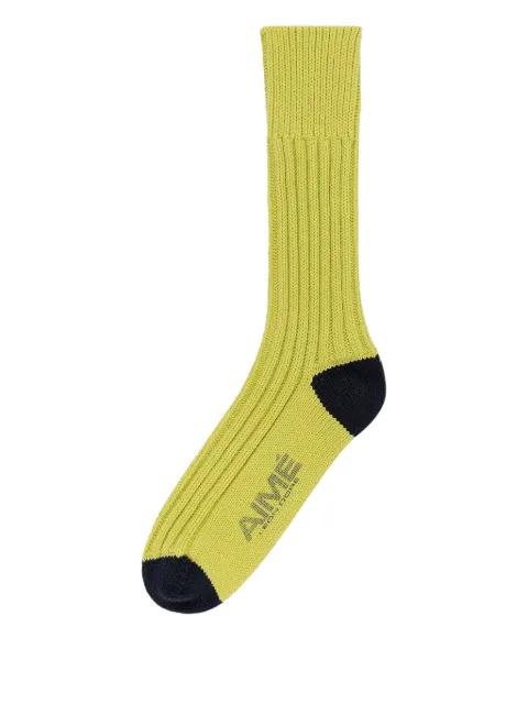 ribbed crew socks by AIME LEON DORE