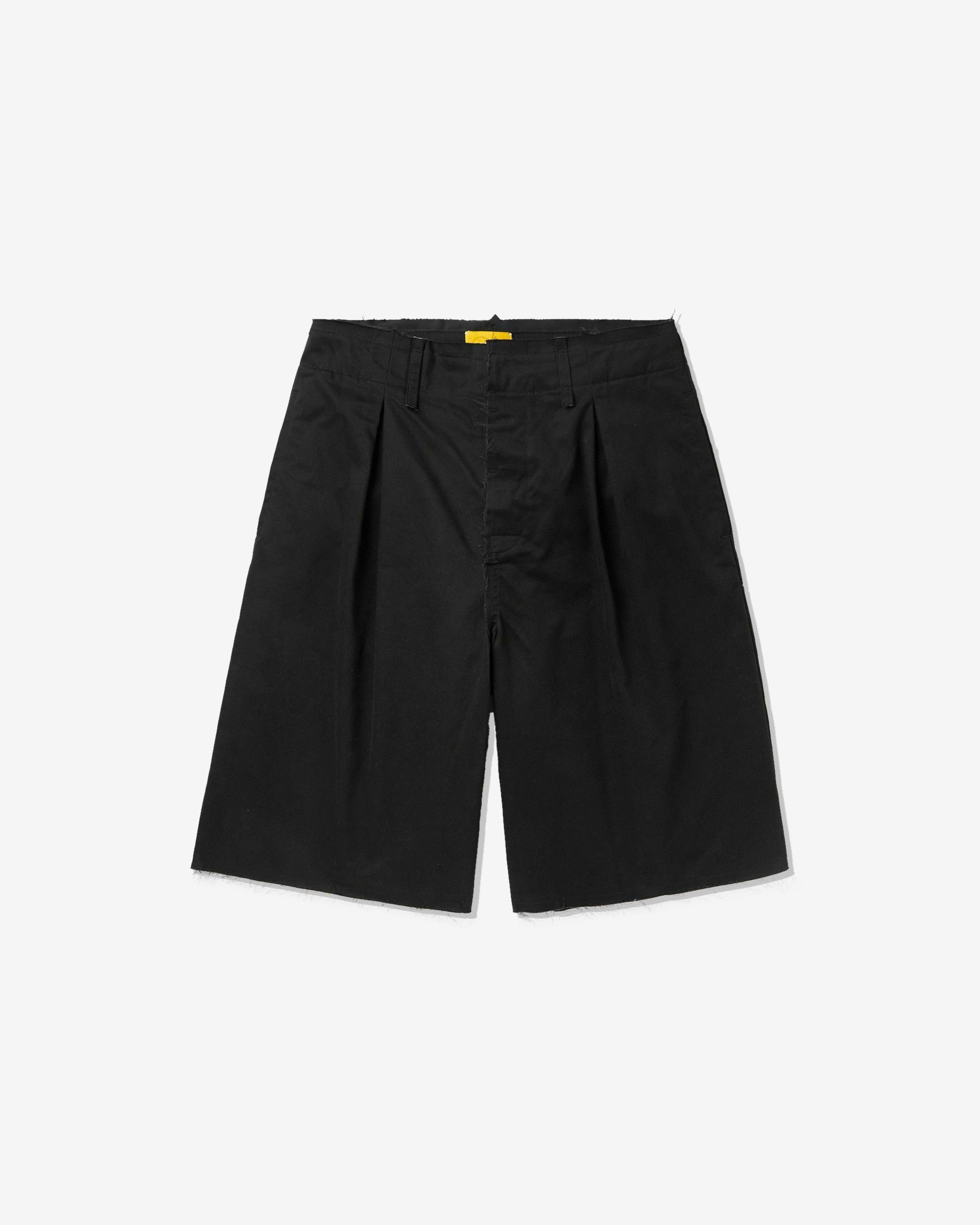 Airei - Men's Organic Cotton Pleated Short - (Black) by AIREI