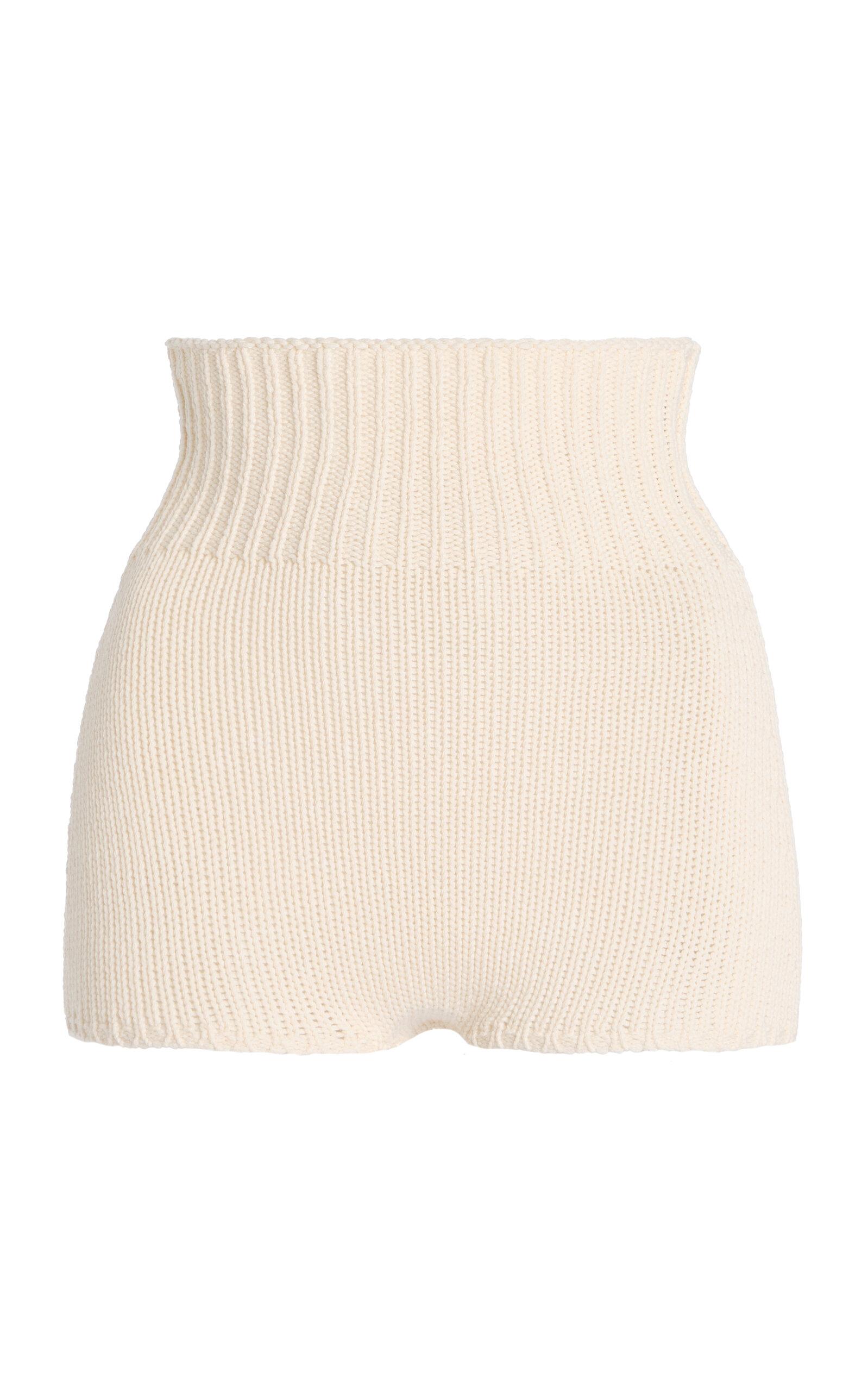 Aisling Camps Batty Rider Cotton-Blend Shorts -oda Operandi by AISLING CAMPS