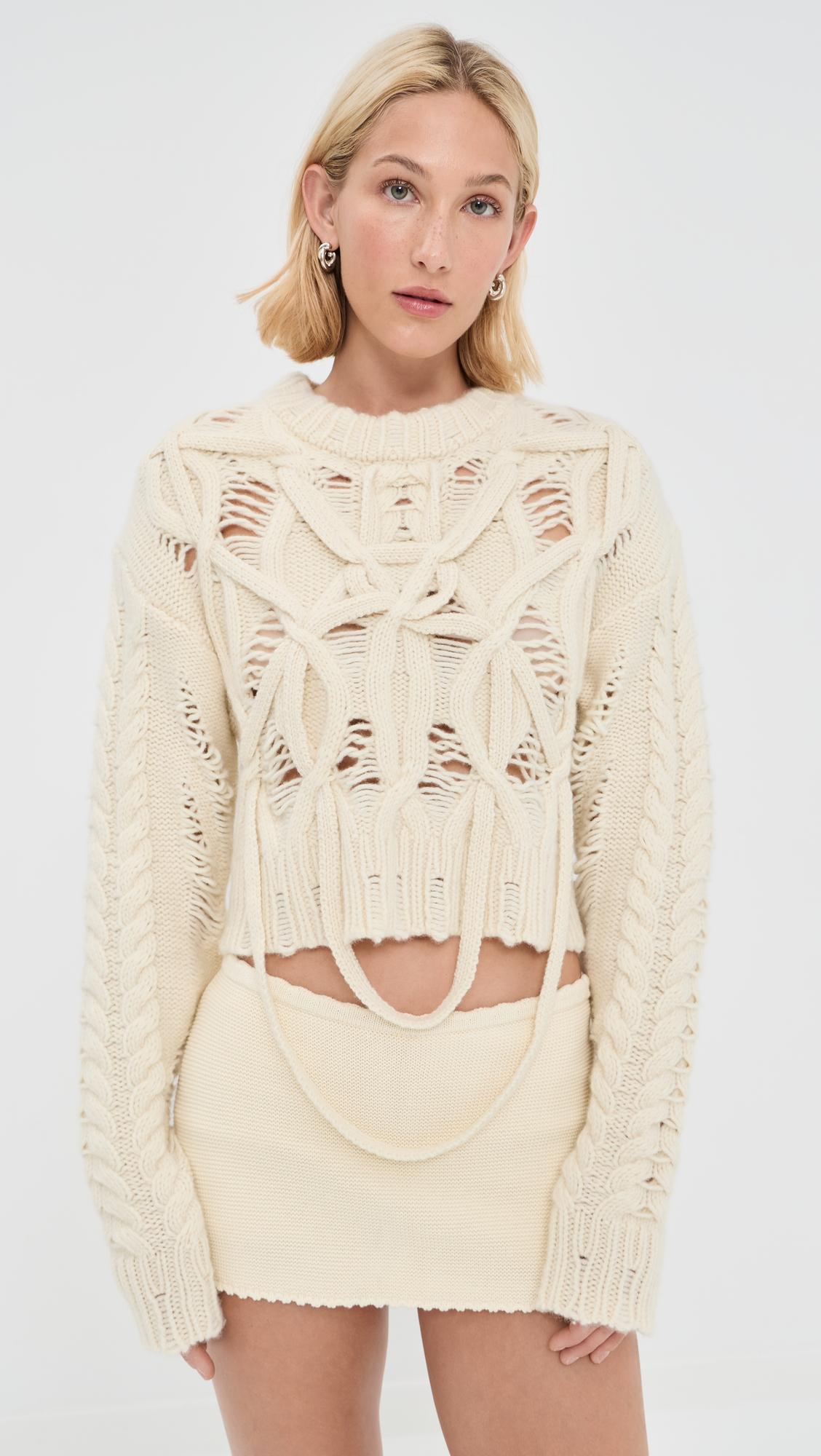 Briar Cable Knit Sweater by AISLING CAMPS