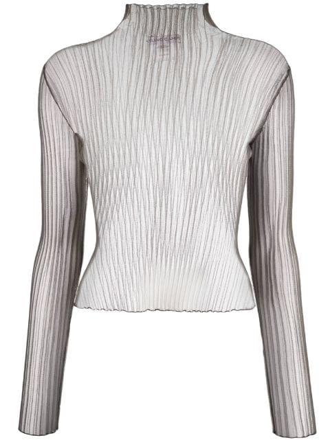 Modern Mist sheer T-shirt by AISLING CAMPS
