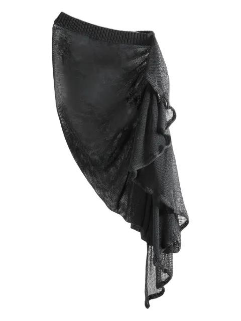 Wave draped asymmetric skirt by AISLING CAMPS