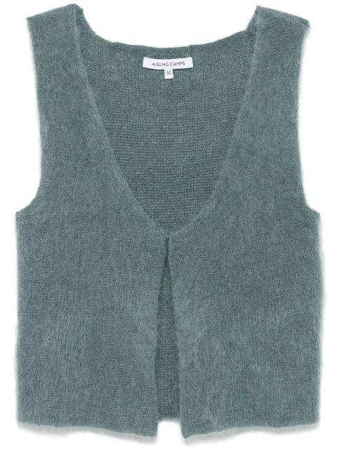 brushed vest by AISLING CAMPS