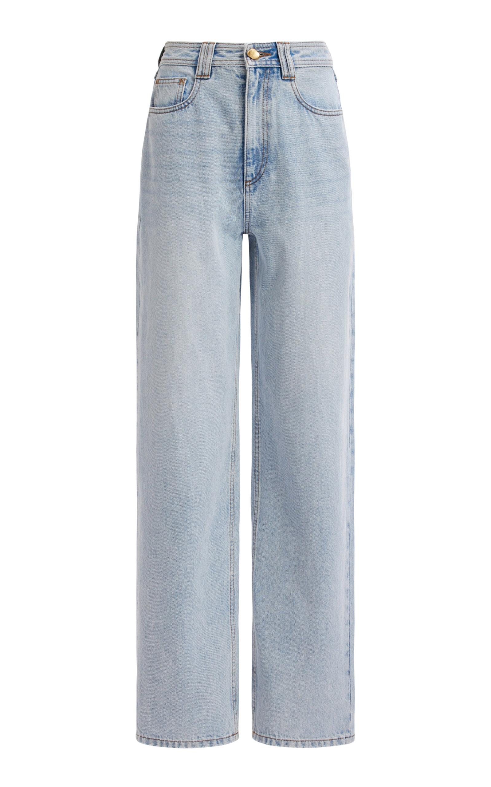 Aje Elliot High-Rise Denim Straight-Leg Jeans - Moda Operandi by AJE