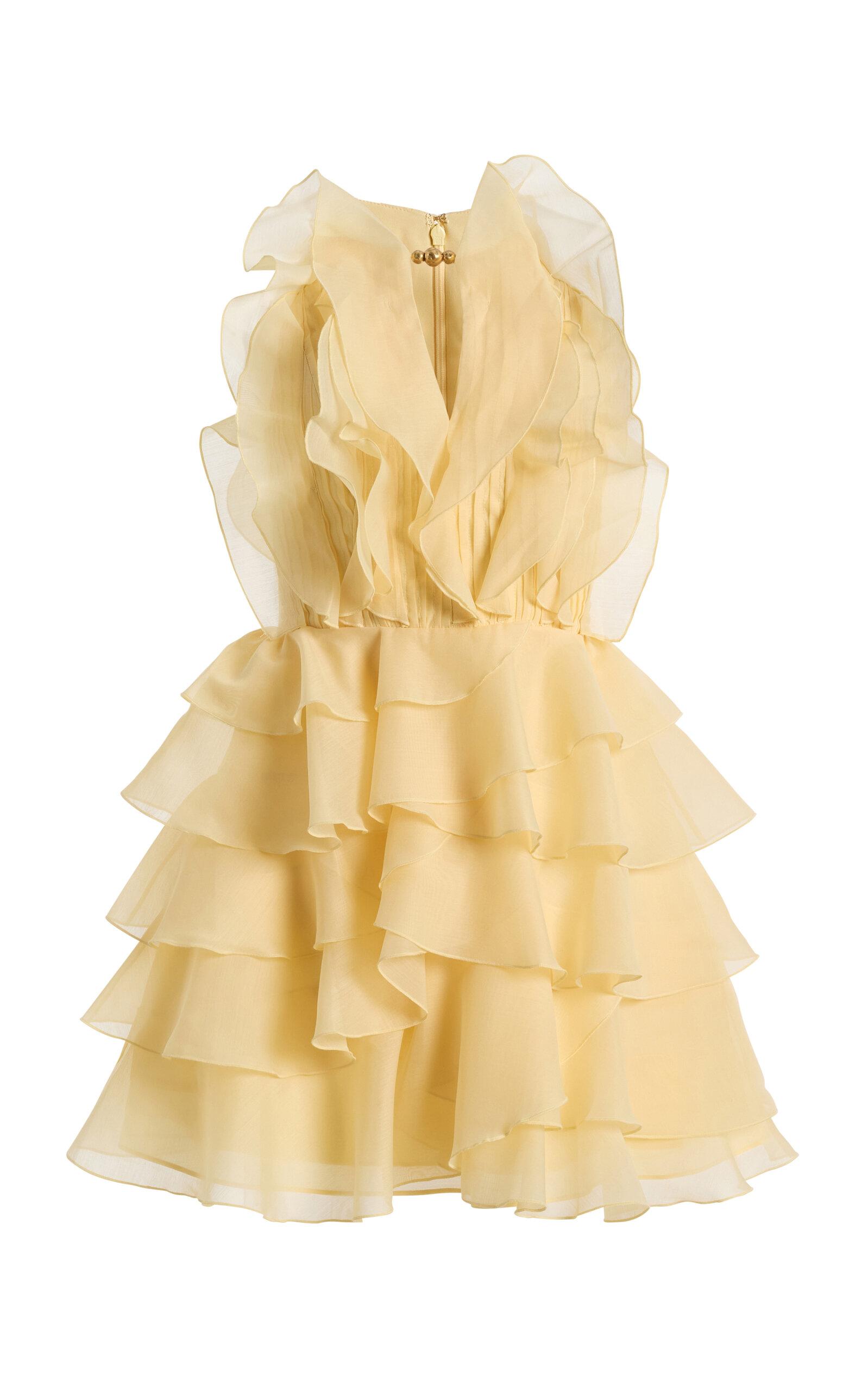 Aje Exclusive Cleo Ruffled Chiffon Mini Dress - Moda Operandi by AJE