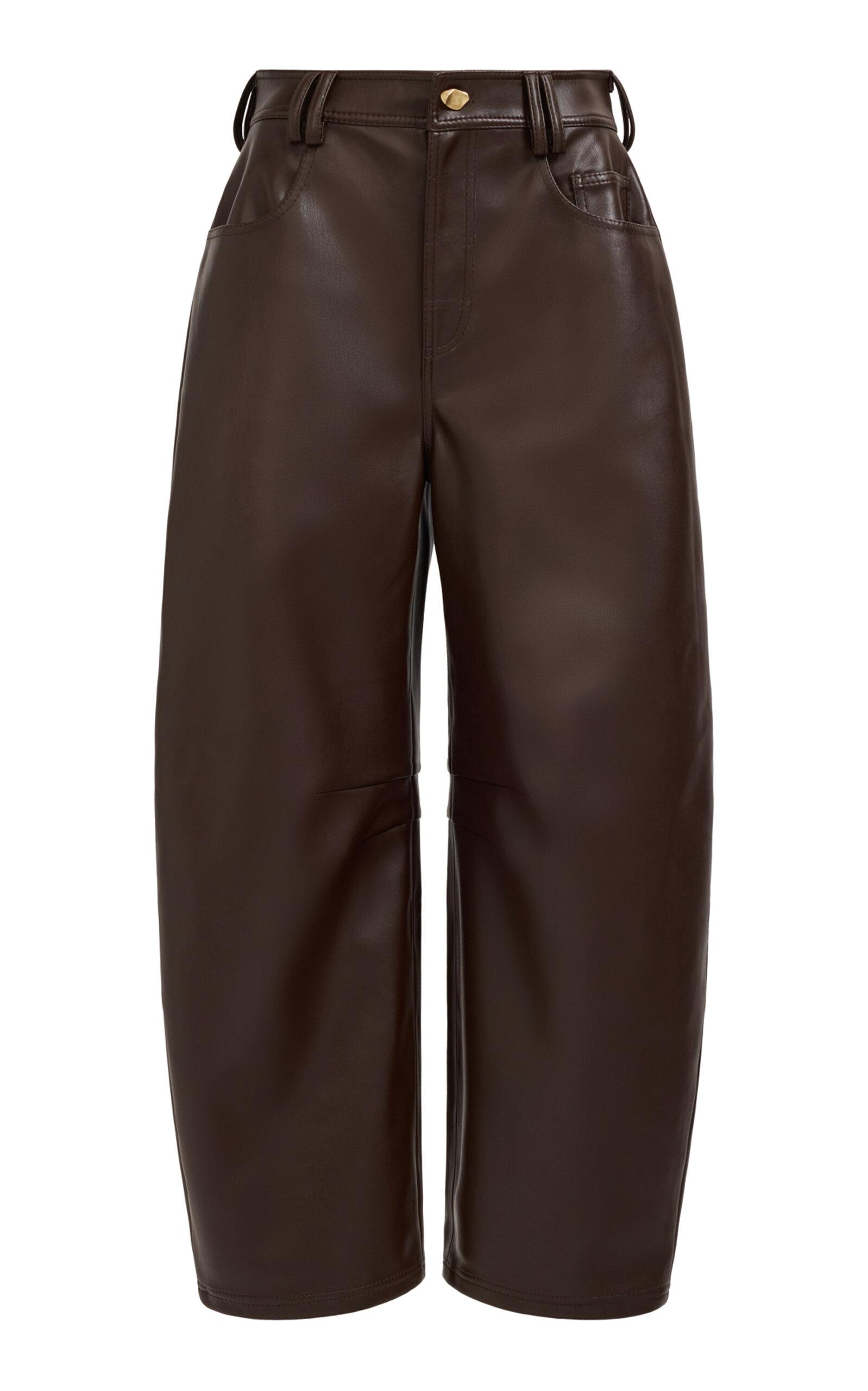 Aje Harper Mid-Rise Barrel-Leg Pants - Moda Operandi by AJE