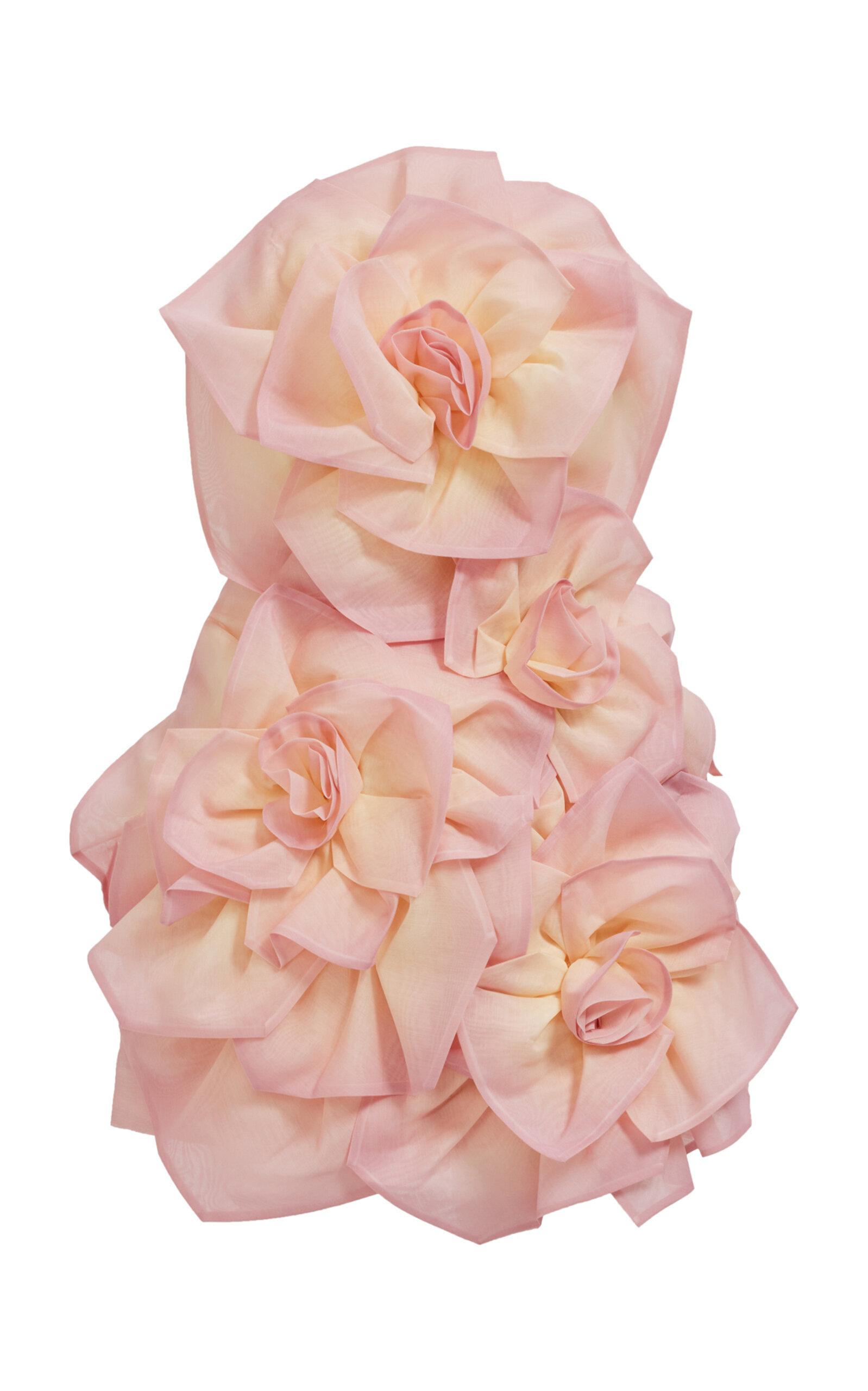 Aje Johanna Flower-Detailed Cotton Mini Dress - Moda Operandi by AJE