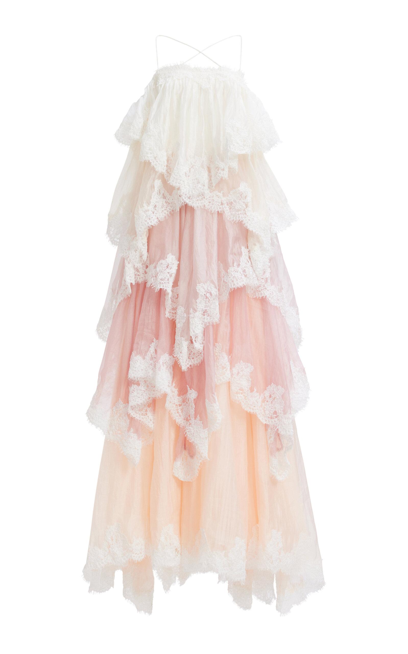 Aje Ophelia Lace-Trimmed Gown - Moda Operandi by AJE