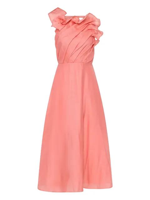 Genesis ruffled midi dress by AJE