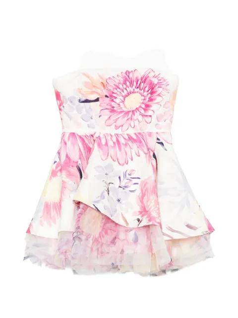 Lydia ruffled floral-print mini dress by AJE