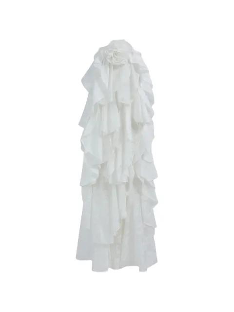 Merritt ruffled floral maxi dress by AJE