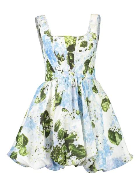 Suzette floral-print balloon mini dress by AJE