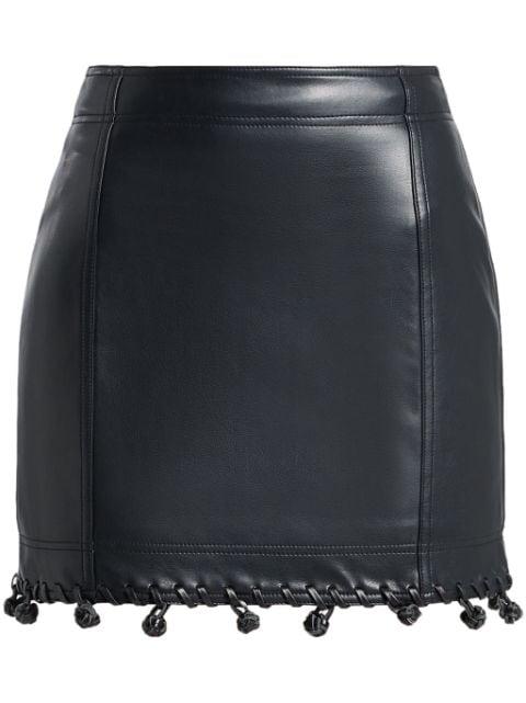 knot-detail mini skirt by AJE