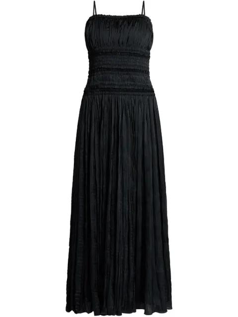 ruched-detailing midi dress by AJE