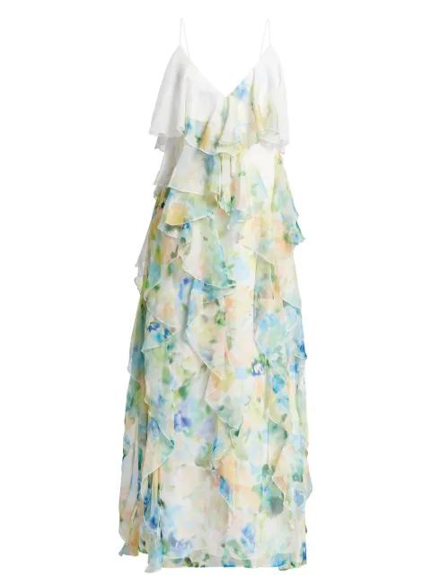 ruffle-detailing midi dress by AJE
