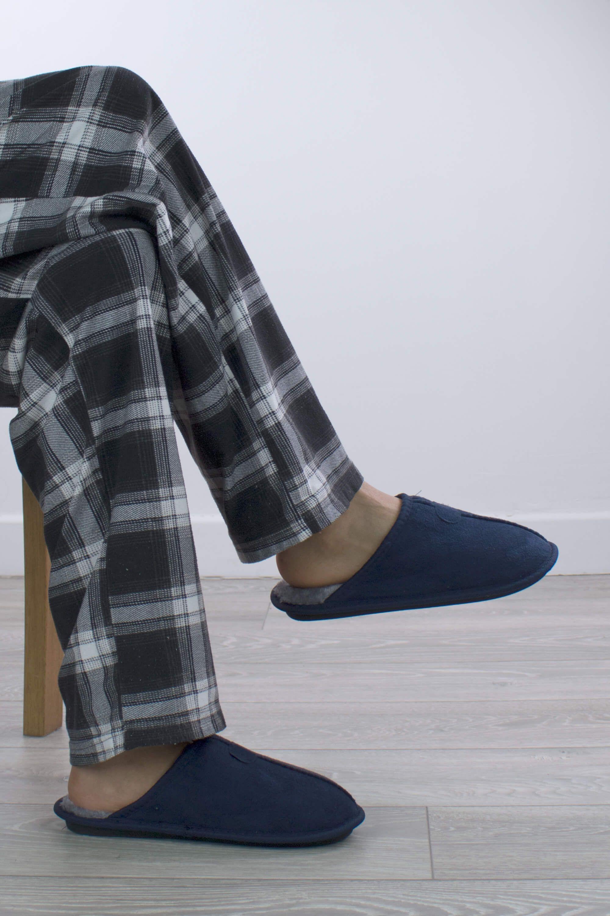 Heel Faux Fur Lined Winter  Slippers by AJVANI