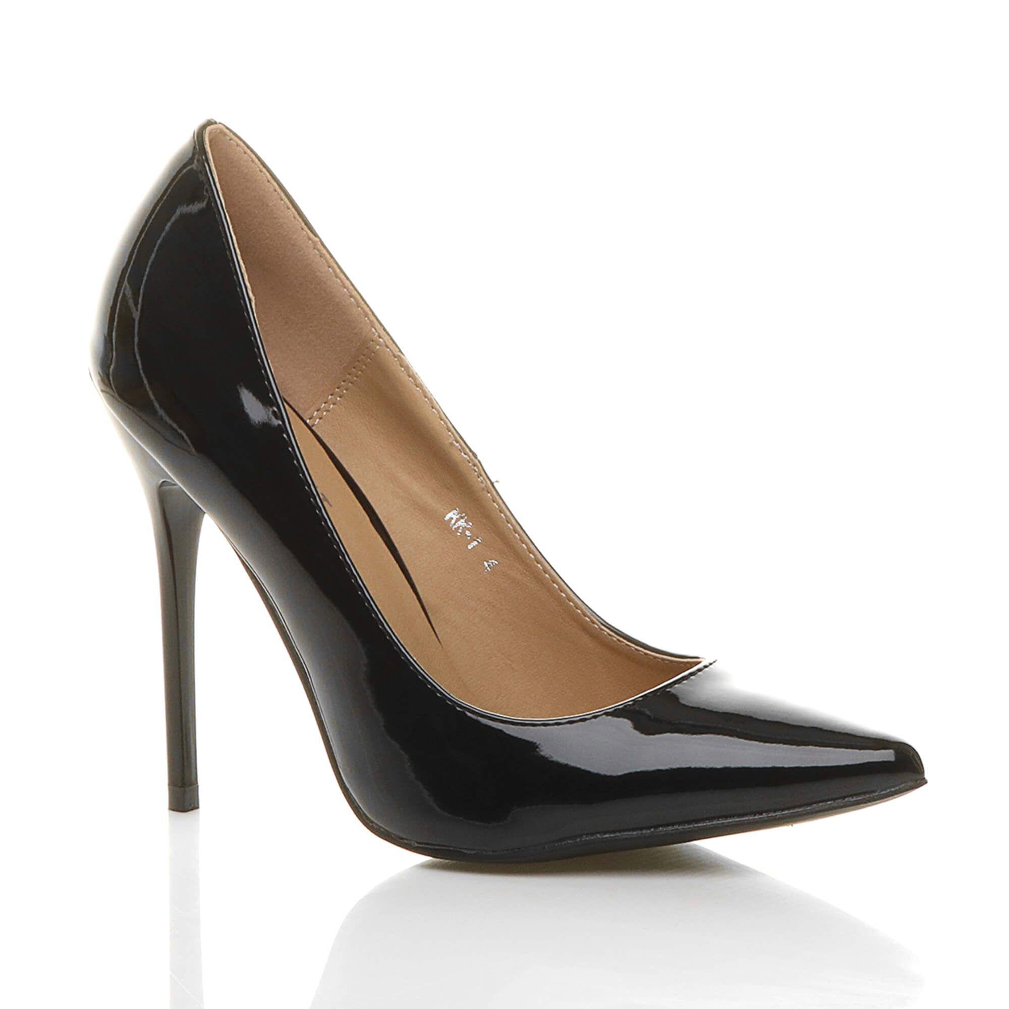 High Heel Stiletto Pointed Toe Court Shoes by AJVANI
