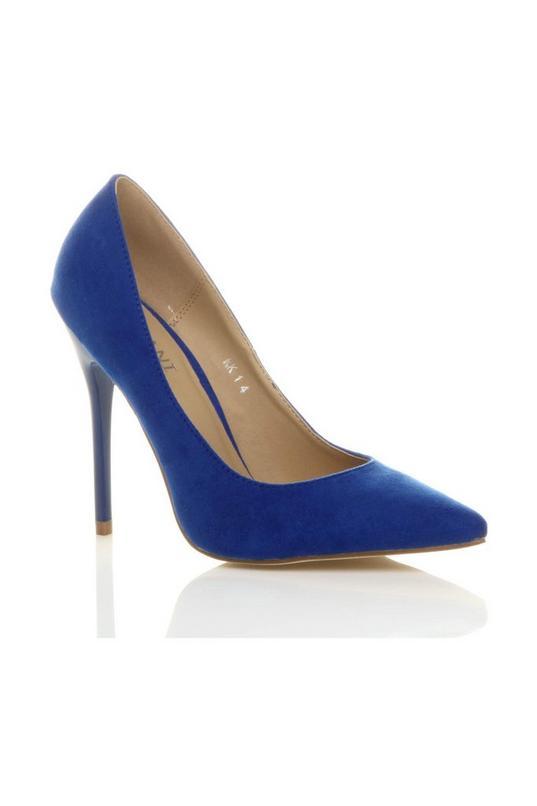 High Stiletto Heel  Faux Suede Court Shoes by AJVANI