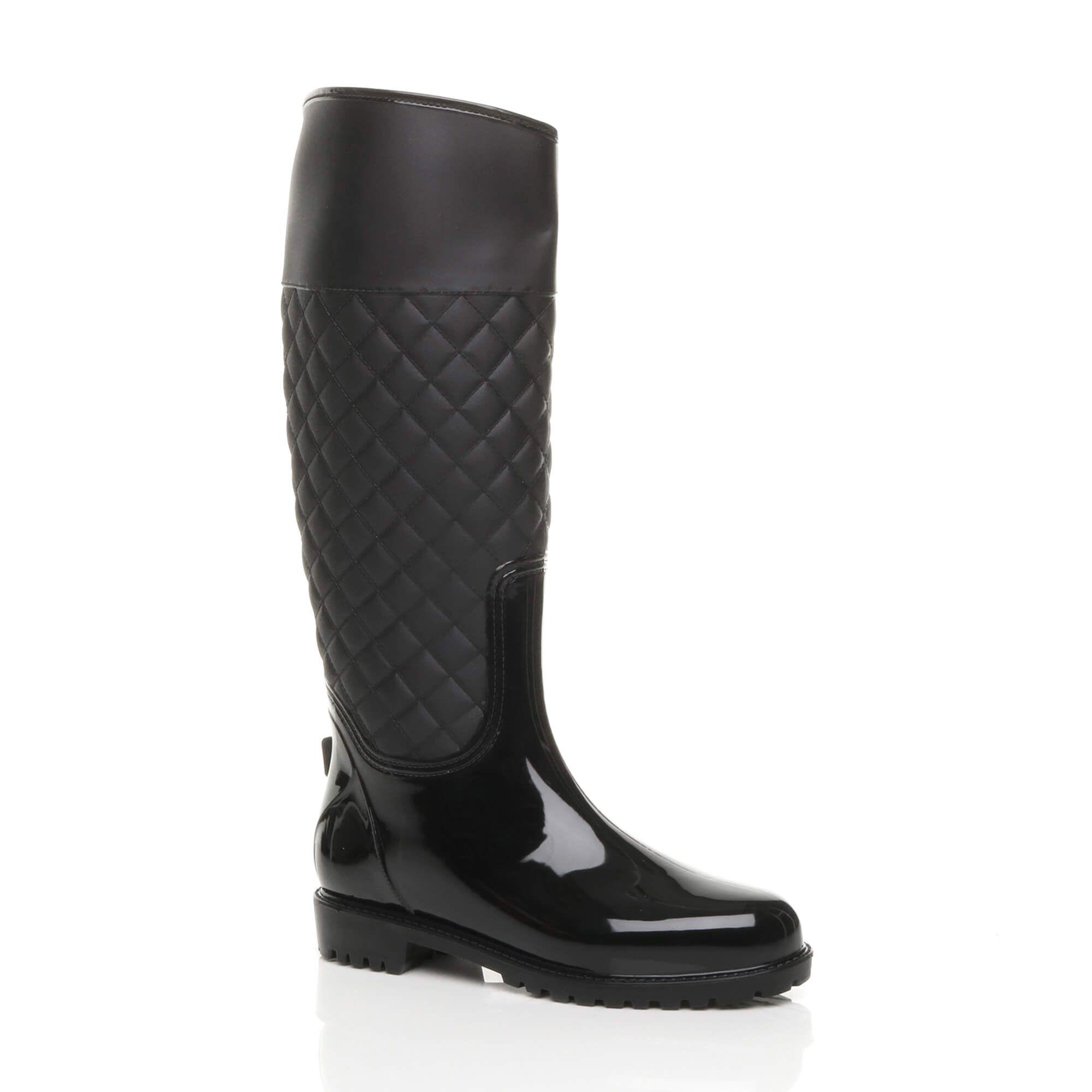 Low Block Heel Festival Camping  Wellies by AJVANI