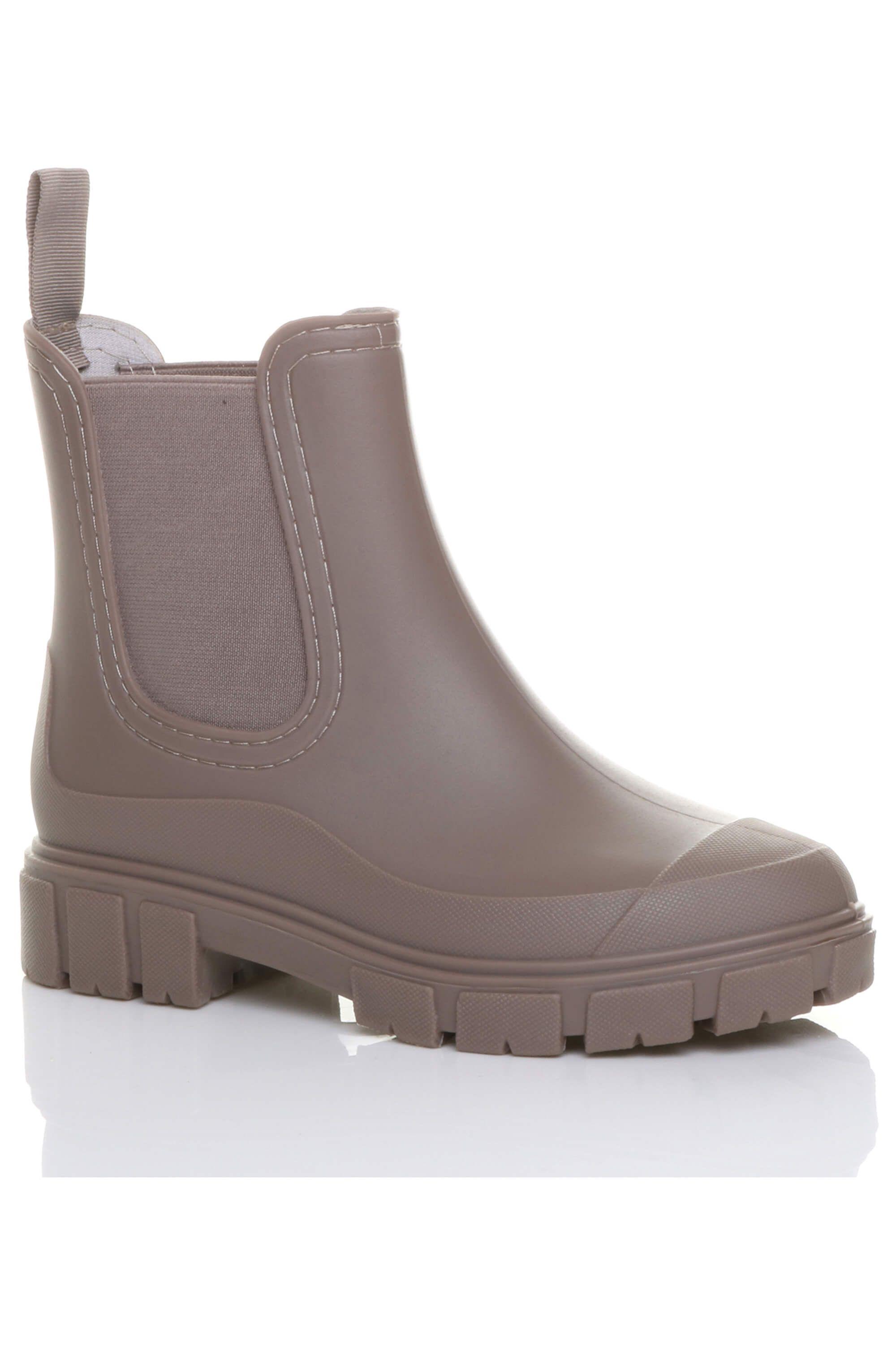 Low  Heel Chelsea Ankle Boots Wellingtons  Wellies by AJVANI