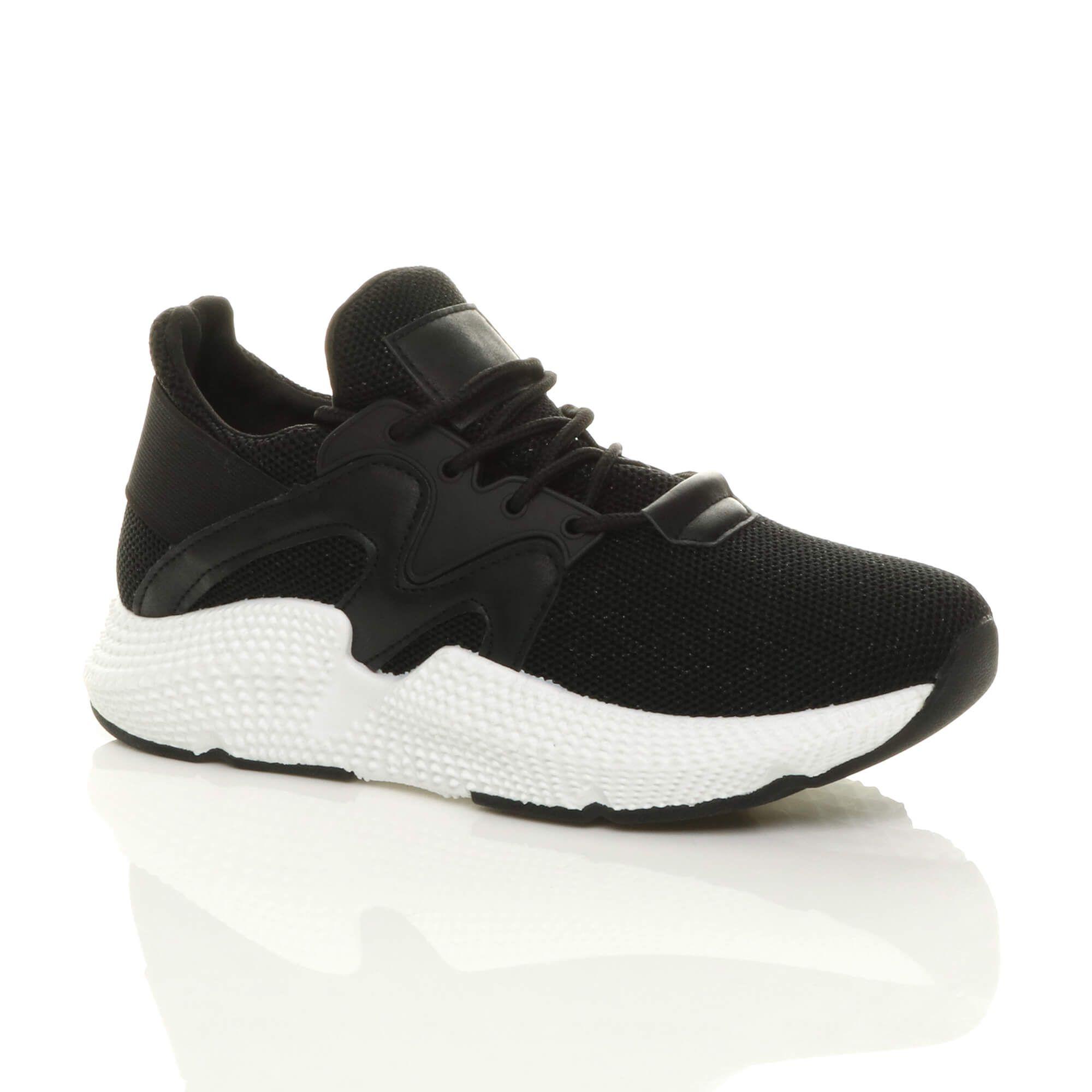 Low  Heel Lace Up Retro  Chunky Trainers by AJVANI