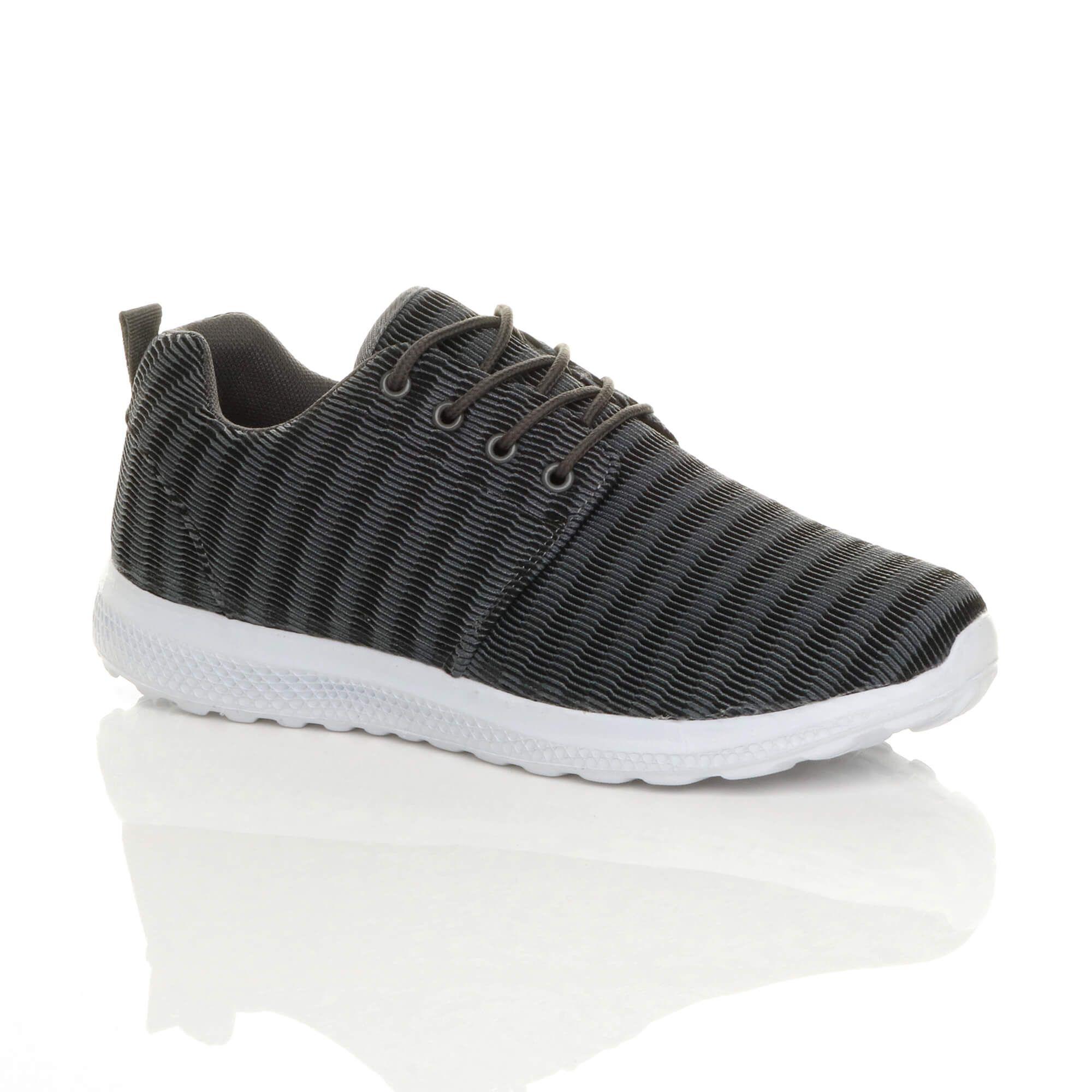 Low  Heel Memory Foam Lace Up  Trainers by AJVANI