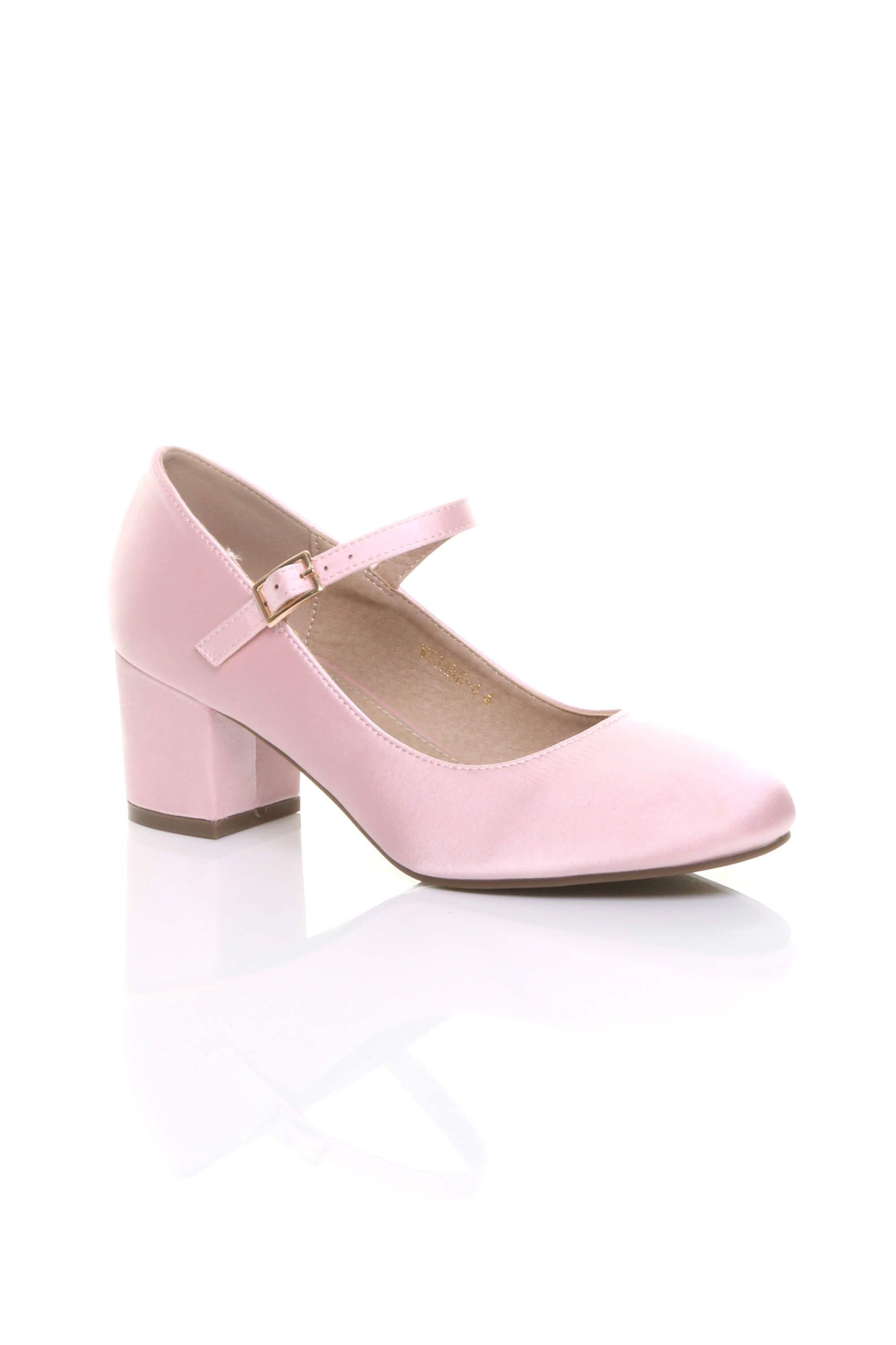 Mid Block Heel Mary Jane Court Shoes by AJVANI