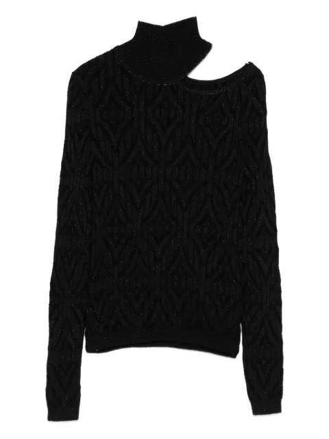 cut-out sweater by AKEP