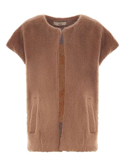 embroidered side-pockets jacket by AKEP