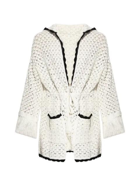 hoodied cardigan by AKEP