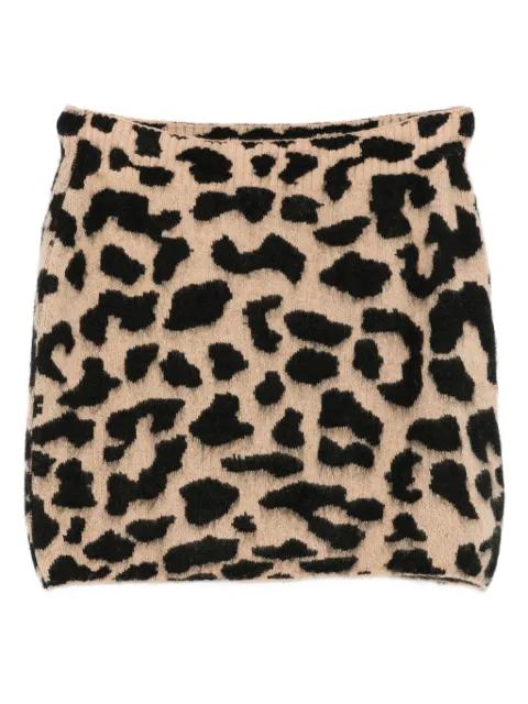 patterned mini skirt by AKEP
