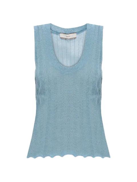 ribbed-knit sleeveless top by AKEP