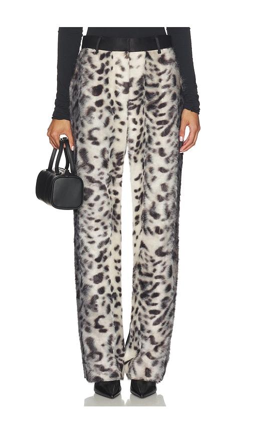 AKNVAS Barberini Fur Pant in Black by AKNVAS