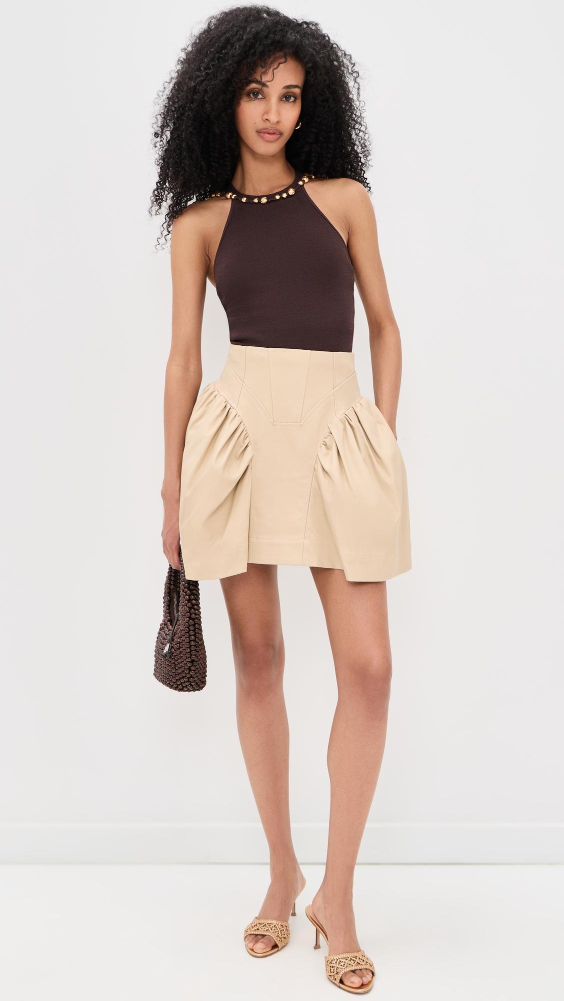 Dean Canvas Bubble Skirt by AKNVAS