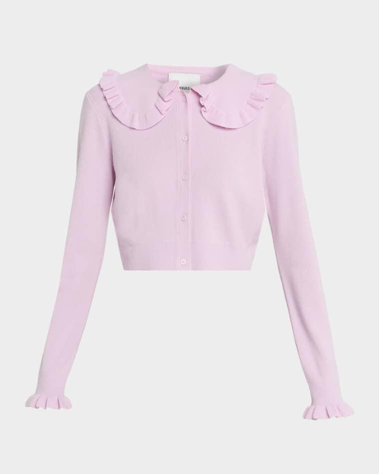 Kamomilla Ruffle-Trim Cardigan by AKNVAS