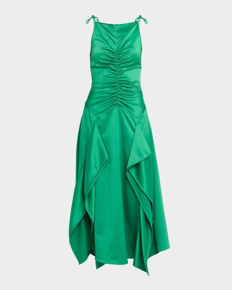 Morgan Satin Gown by AKNVAS