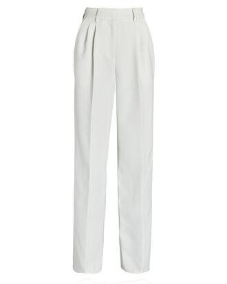 O'Connor Pleated Straight-Leg Pants by AKNVAS