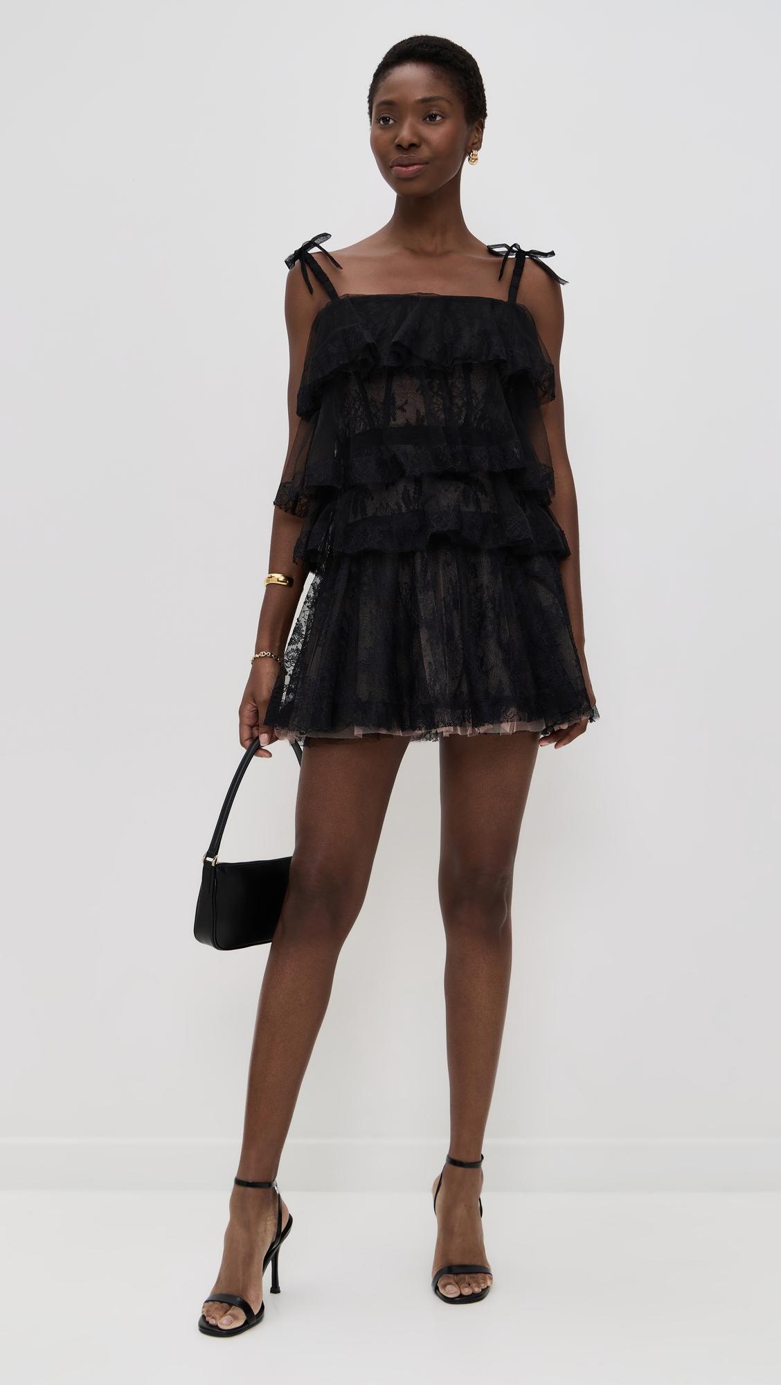 Tove Tiered Lace Dress by AKNVAS