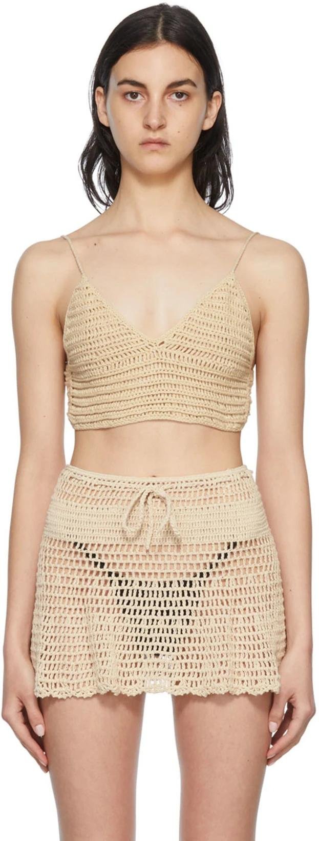SSENSE Exclusive Beige Camisole by AKOIA
