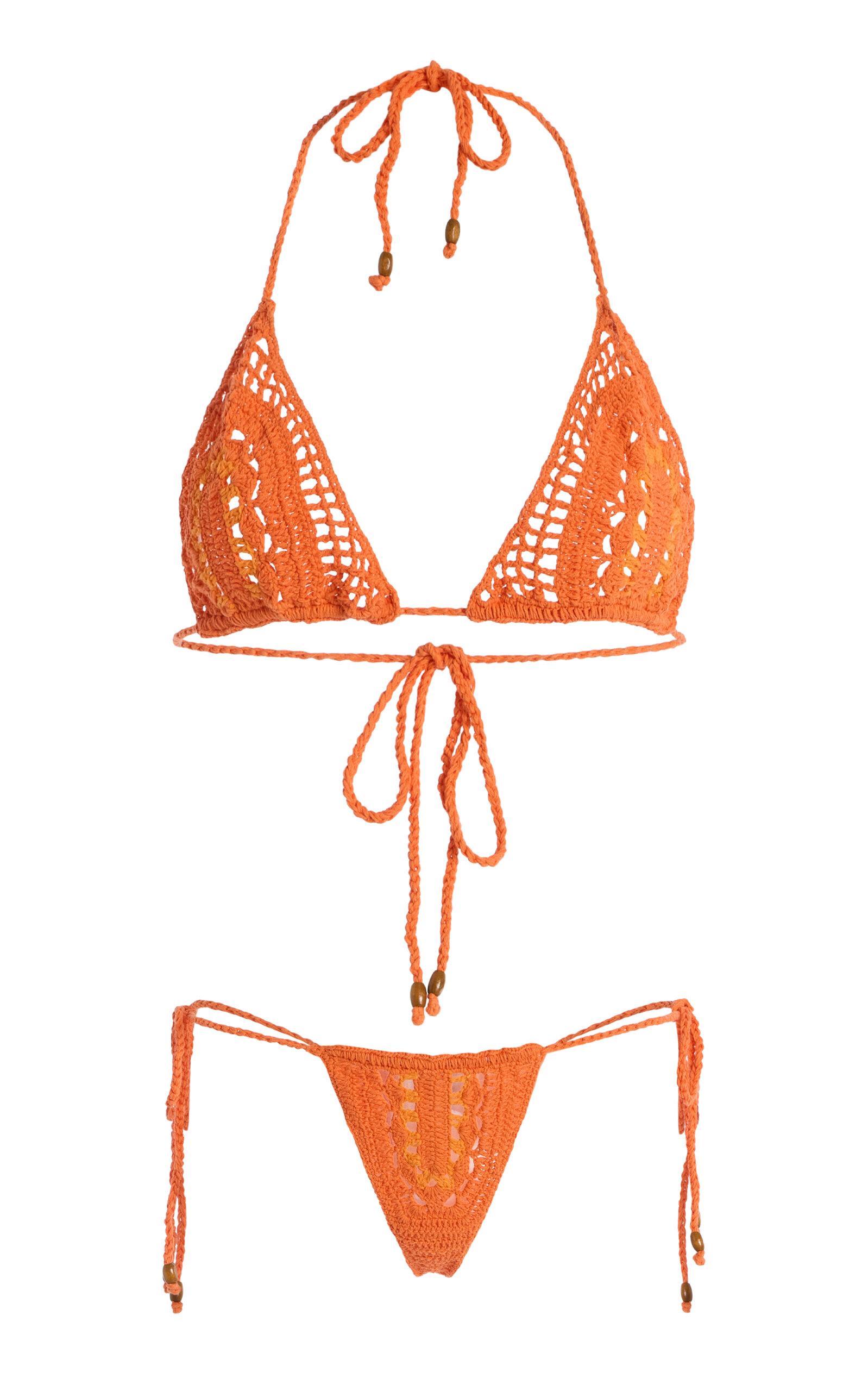 Akoia Swim Exclusive Crocheted Cotton Bikini - Moda Operandi by AKOIA SWIM