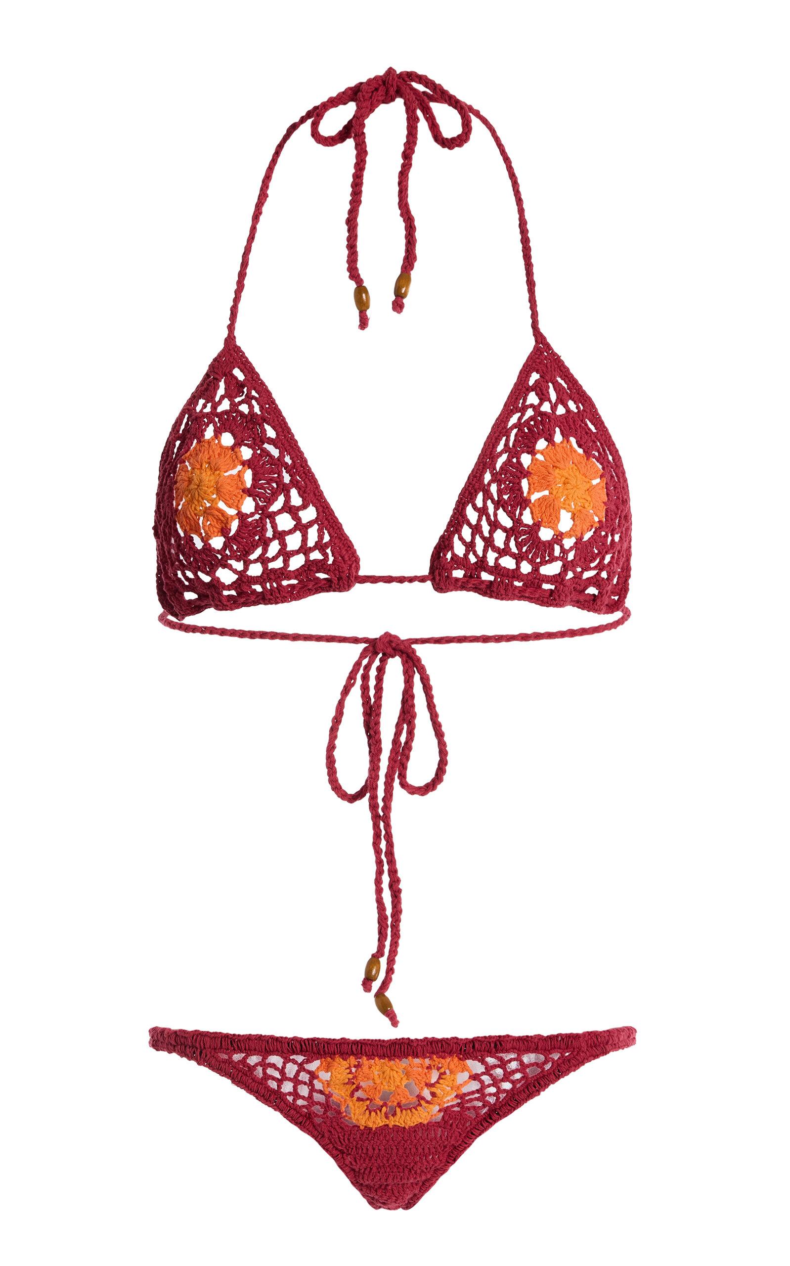 Akoia Swim Exclusive Crocheted Cotton Bikini - Moda Operandi by AKOIA SWIM