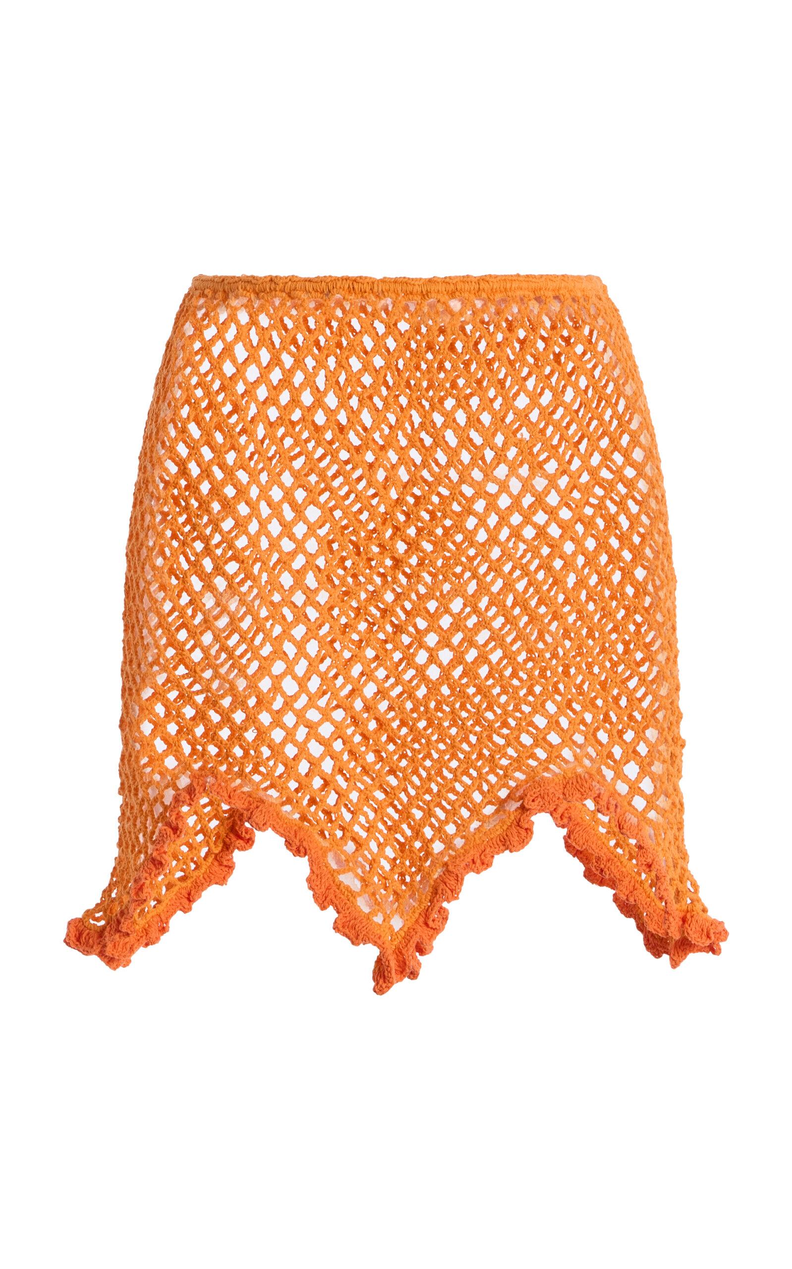 Akoia Swim Exclusive Crocheted Cotton Mini Skirt - Moda Operandi by AKOIA SWIM