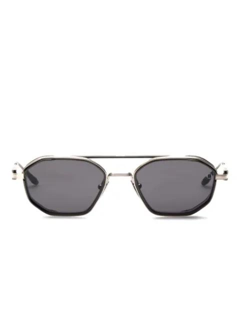 Eris-Two geometric-frame sunglasses by AKONI