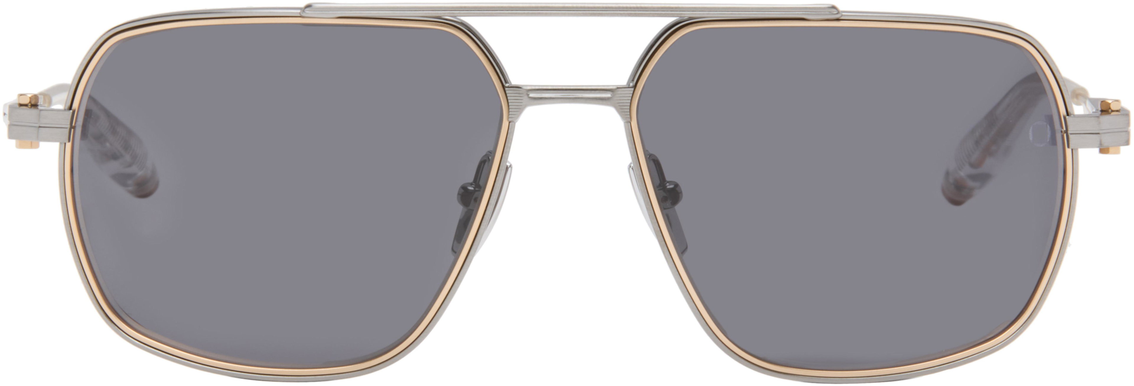 Gold & Gunmetal Pathfinder Sunglasses by AKONI