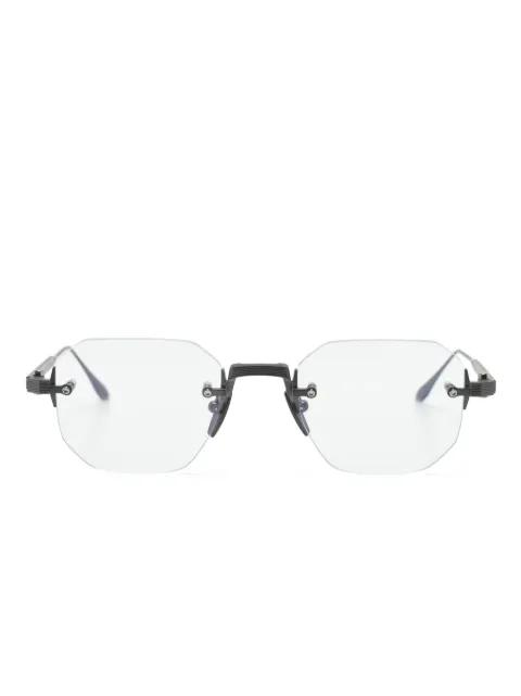 Juno-One geometric-frame glasses by AKONI