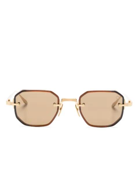 Juno-Two geometric-frame sunglasses by AKONI
