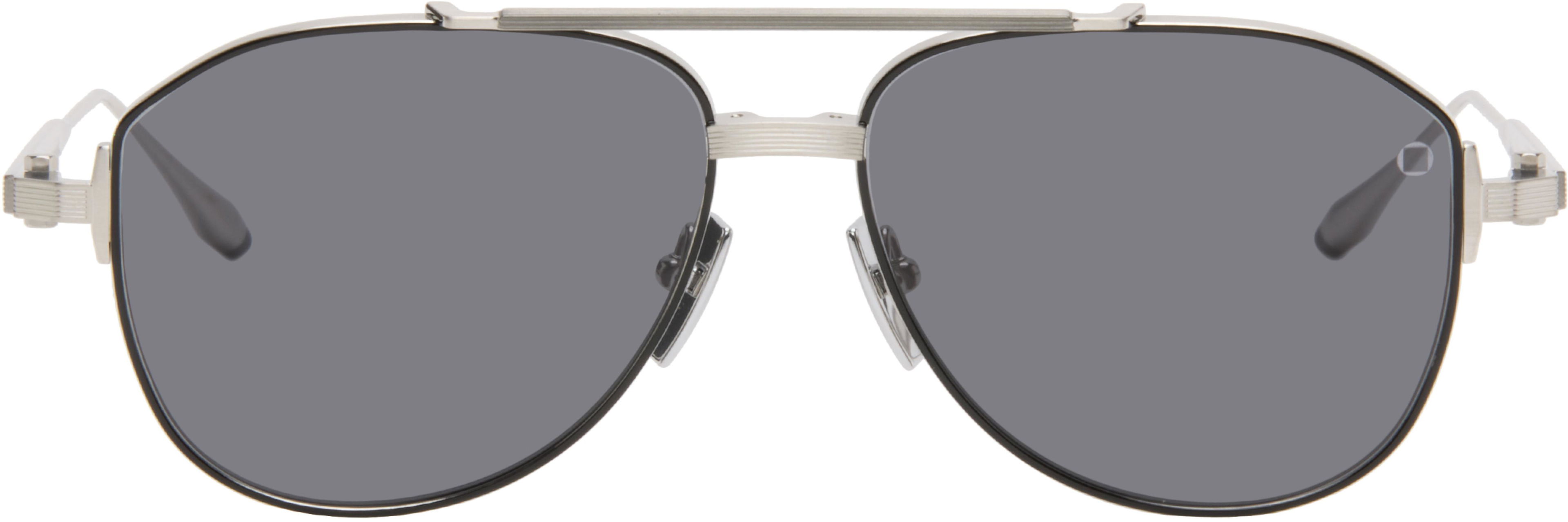 Silver Helium Sunglasses by AKONI